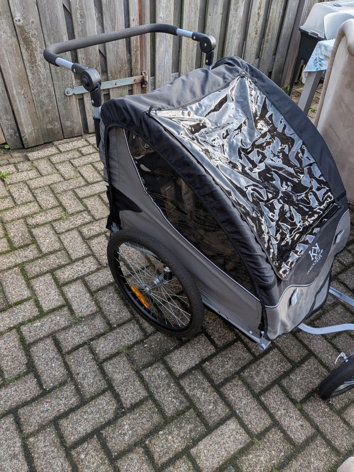KESSER Kinderkar/Hondenkar - Multifunctionele Fietskar, Gebruikt, Opvouwbaar, Ophalen of Verzenden, Kinderkar