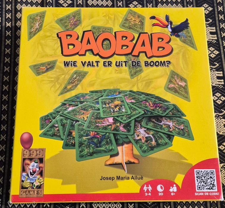 Baobab Wie valt er uit de boom spel 999 Games, Hobby en Vrije tijd, Gezelschapsspellen | Kaartspellen, Een of twee spelers, Ophalen of Verzenden