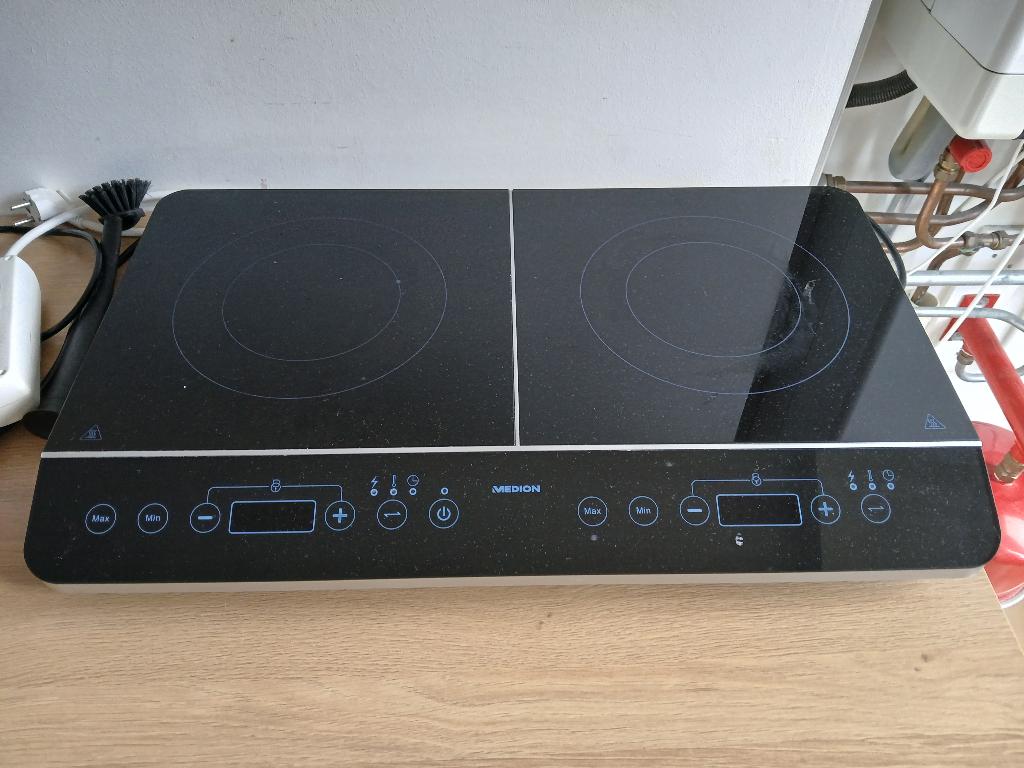 Portable Induction Plates Medion, Ophalen, Gebruikt, 3 kookzones of minder, Energieklasse A of zuiniger