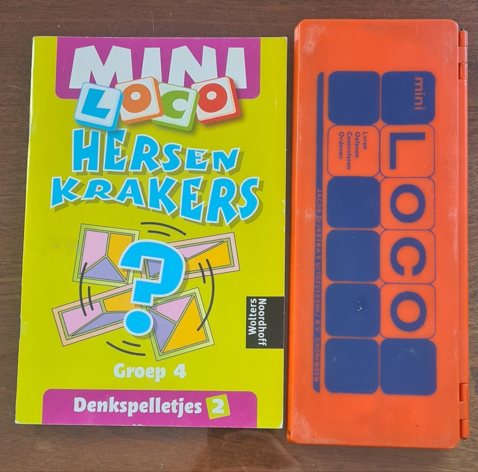 Mini Loco set met boekje Hersen Krakers Groep 4, Ophalen of Verzenden, Gebruikt, Puzzelen