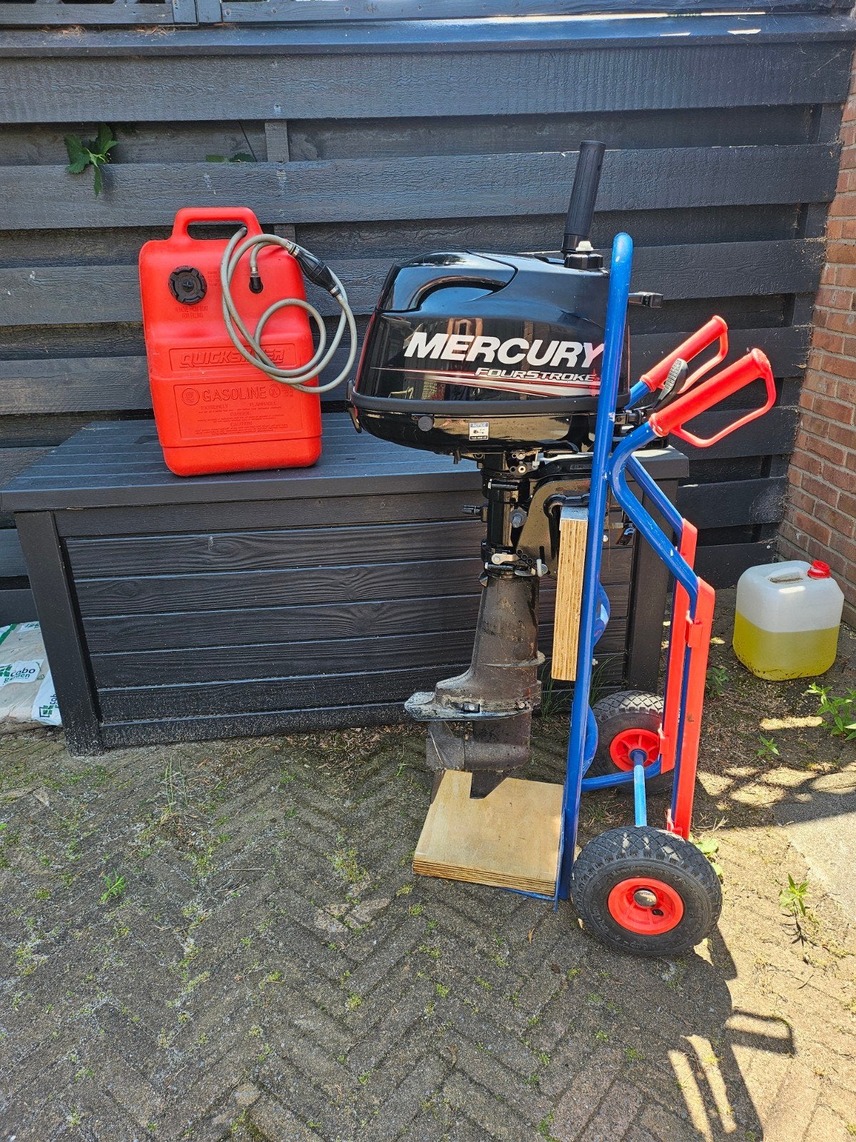 Mercury 6pk kortstaart uit 2018 4 takt, Ophalen, 5 tot 10 pk, Viertaktmotor, Zo goed als nieuw