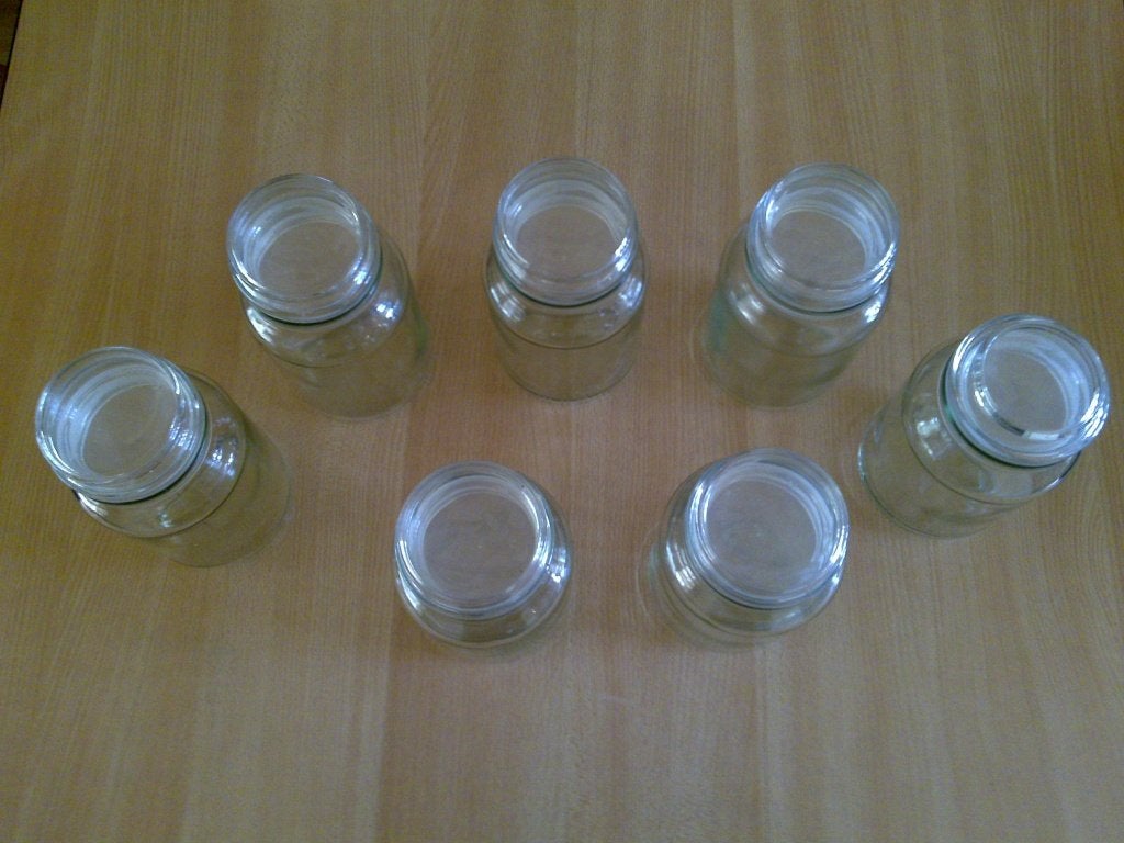 Te Koop: Glazen potten, Ophalen, Pot, Bus of Blik, Met deksel, Glas