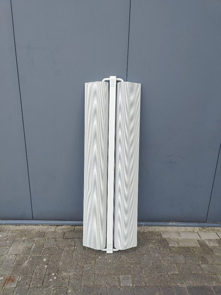 19x TL / LED Plafondarmaturen met Geperforeerde Vleugels, Ophalen, Gebruikt, 50 tot 200 watt, Armatuur