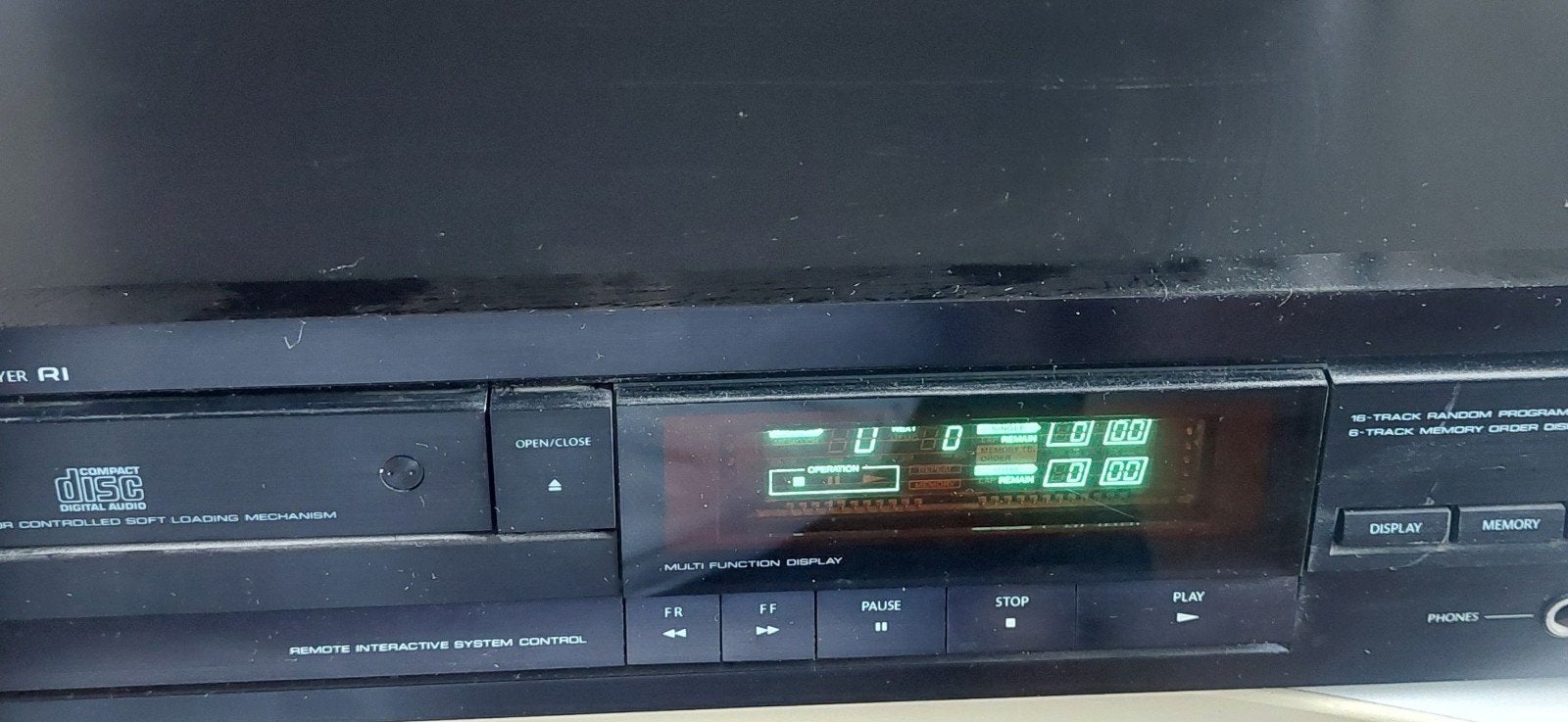 Onkyo CD player DX 1500, defect, Ophalen of Verzenden, Niet werkend, Overige merken