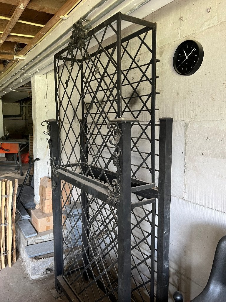 Wijnrek, Huis en Inrichting, Woonaccessoires | Wijnrekken, Ophalen of Verzenden, Zo goed als nieuw, Metaal, 25 flessen of meer