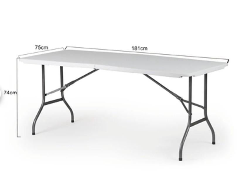 Tafel / tuintafel / campingtafel / inklapbare tafel groot, Ophalen, Gebruikt, Rechthoekig