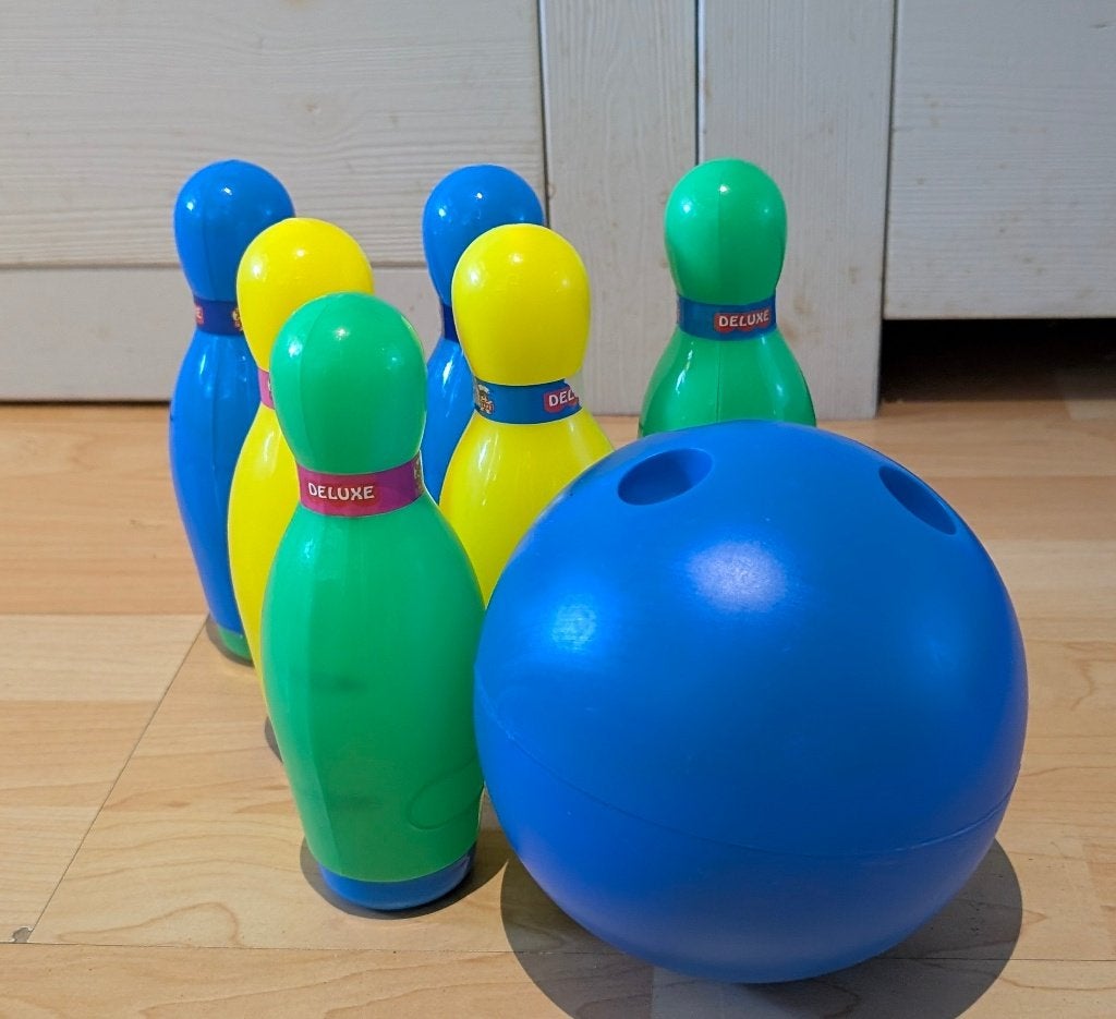 speelgoed bowlingset, Ophalen of Verzenden, Gebruikt