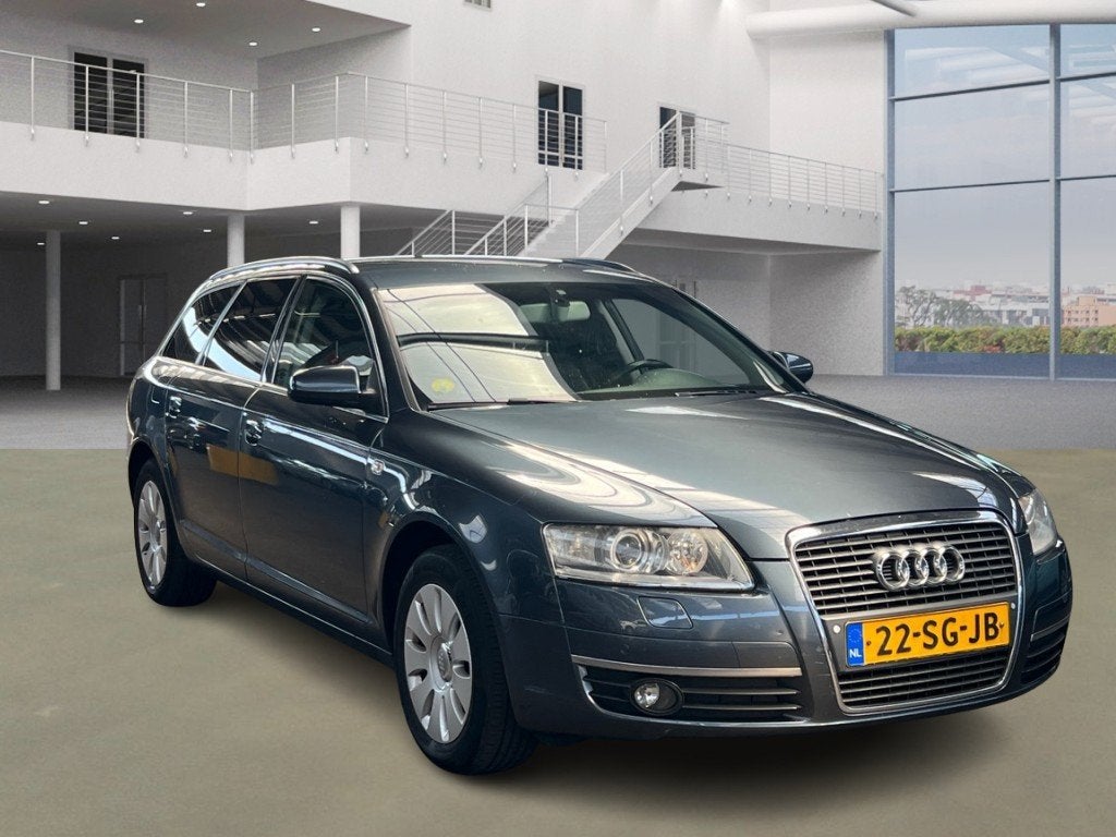 Audi A6 Avant 2.4 Pro Line AUTOMAAT AIRCO CRUISE LEDER PDC, Parkeersensor, Blauw, Euro 4, 6 cilinders