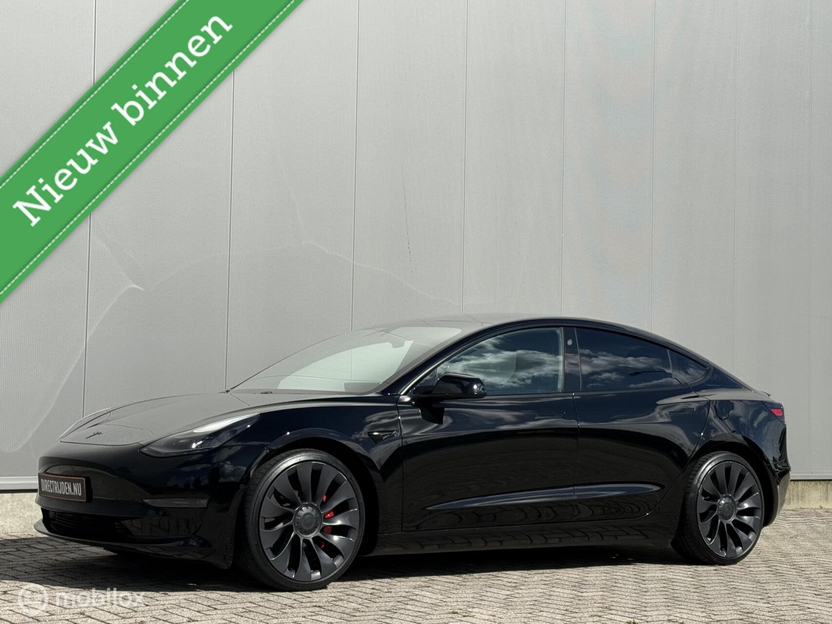 Tesla Model 3 Performance AWD 75 kWh Facelift 2021 - SOH 86%, Automaat, Gebruikt, Zwart, 547 km