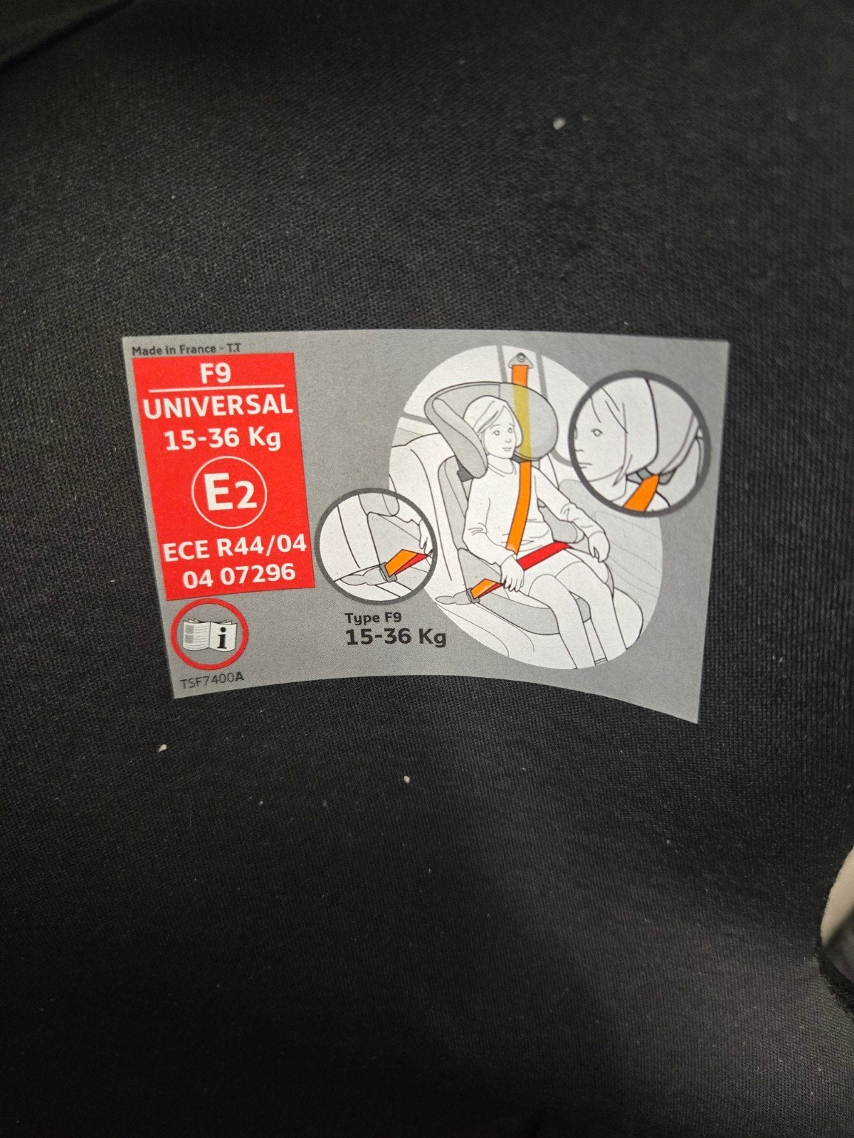 Kinderstoel voor in de auto, Ophalen of Verzenden, Zo goed als nieuw
