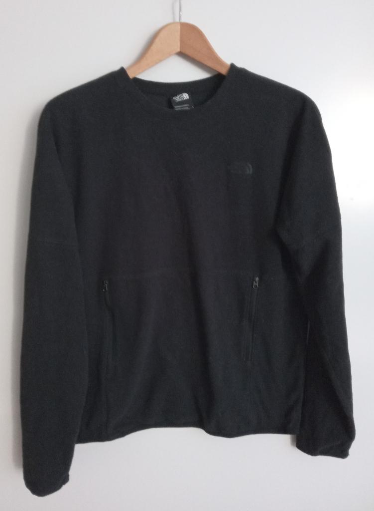 The North Face zwarte fleece trui met ritszakken, maat M, Verzenden, Zwart, Zo goed als nieuw, The North Face