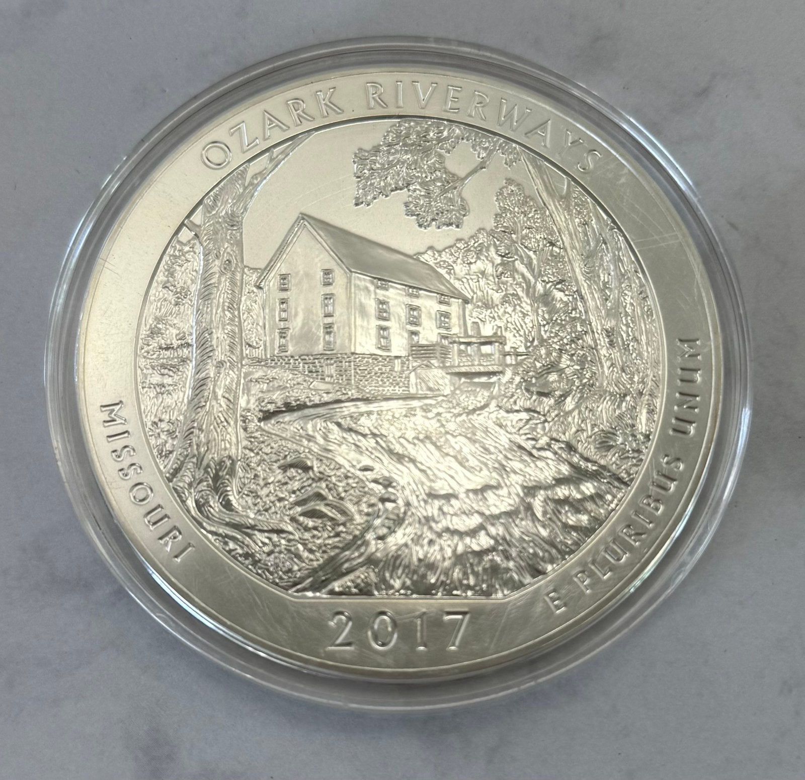 5oz zilver Ozarks - Half Dollar - SF Mint / 999 zilver, Ophalen of Verzenden, Noord-Amerika, Zilver