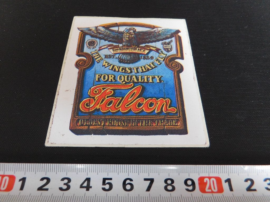sticker jeans FALCON the wings that fly for quality, Ophalen, Zo goed als nieuw