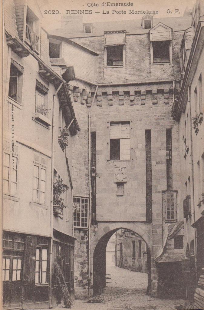 Frankrijk Al 085 1903 Soissons Rennes Poort Mordelaisse, Verzenden, Voor 1920, Gelopen, Frankrijk