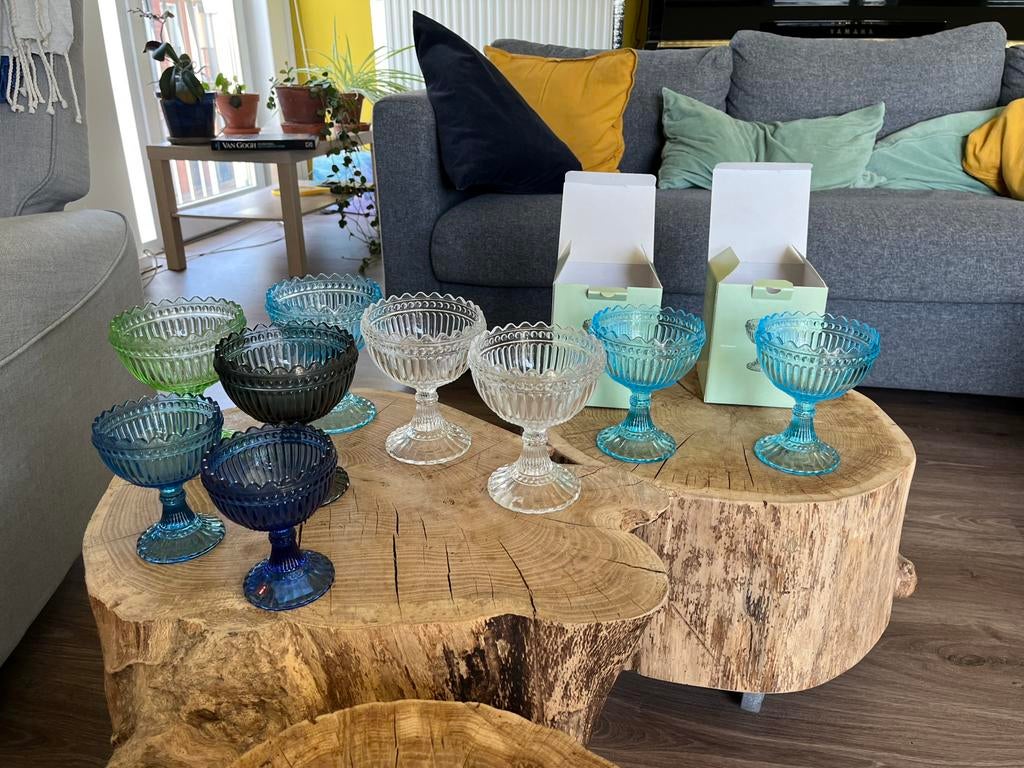 Iittala Marimekko coupes / schalen, Huis en Inrichting, Keuken | Servies, Ophalen of Verzenden, Overige stijlen, Glas, Schaal of Schalen