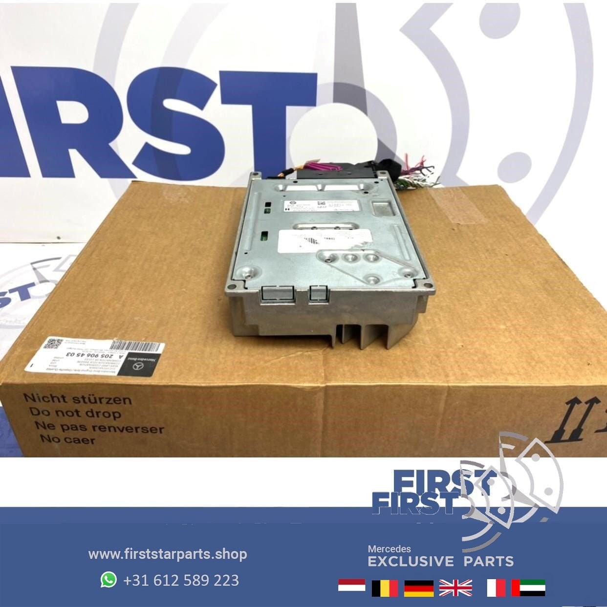A1669006710 ML63 GL63 SL63 AMG HARMAN BECKER VERSTERKER Merc, Ophalen of Verzenden, -, -, -