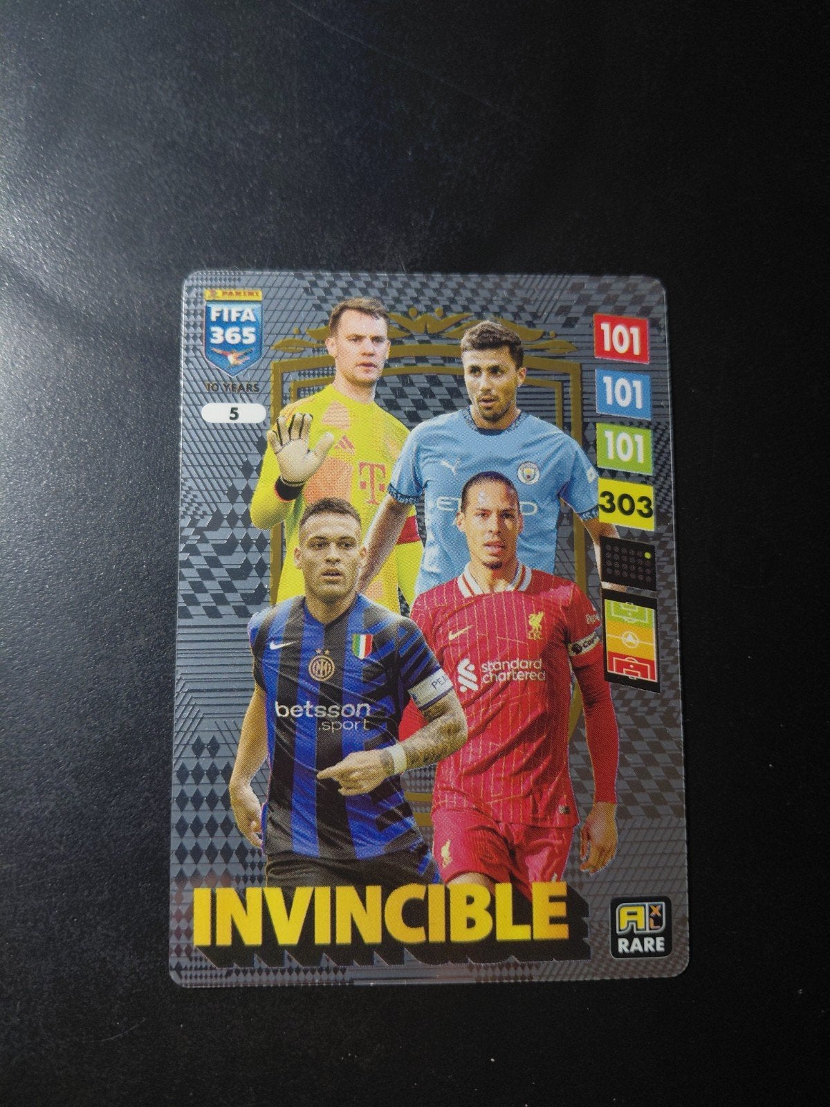 Neuer/rodri/martinez/van dijk (invincible) panini, Verzenden, Nieuw, Buitenlandse clubs, Poster, Plaatje of Sticker
