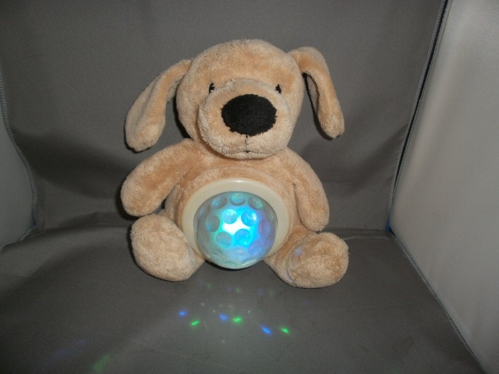 tendertoys hond met muziek en licht 30 cm totaal gekleurd en, Overige merken, Overige karakters, Met licht, Zo goed als nieuw