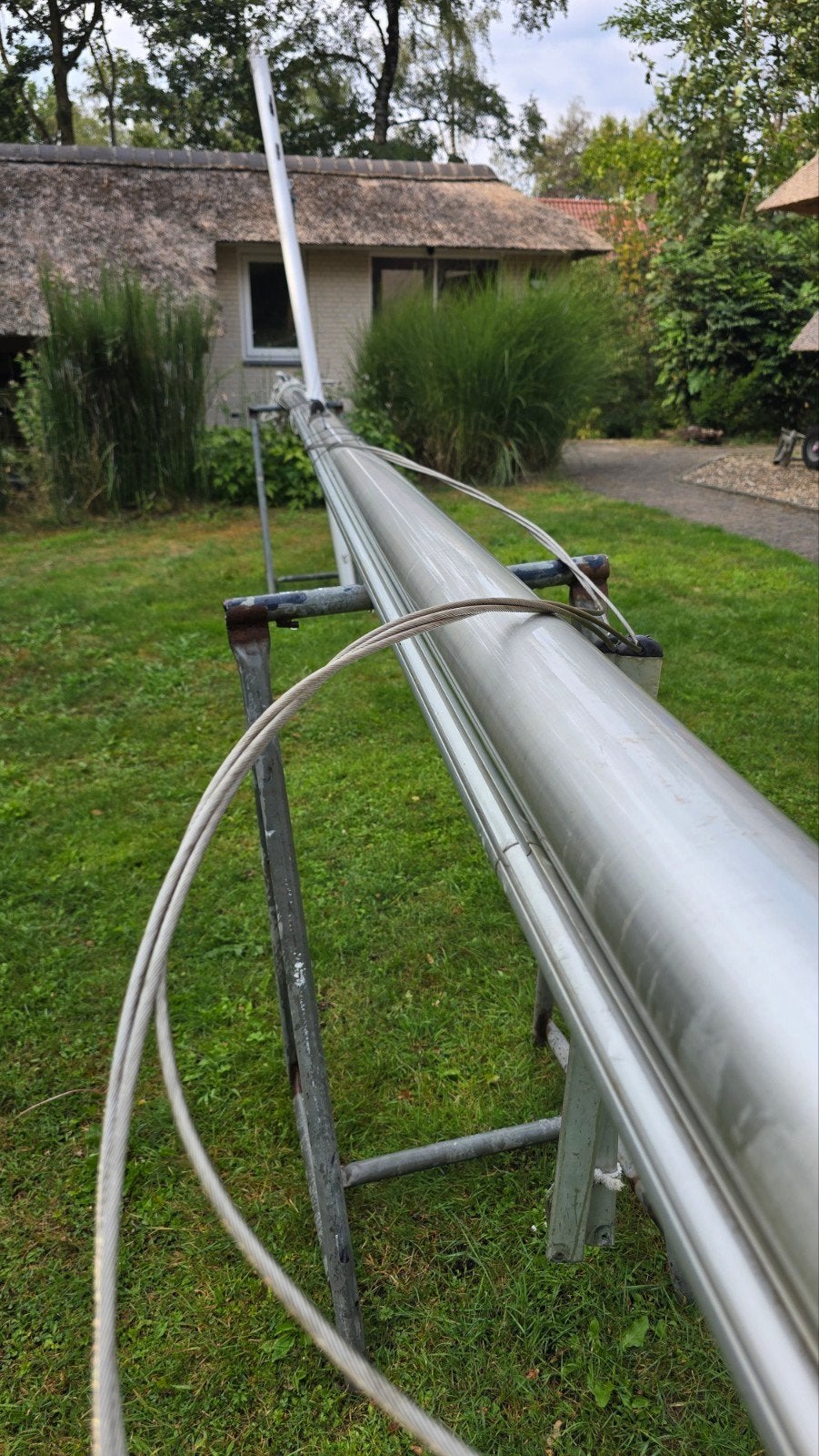 Complete alu mast met giek en verstaging – Prins Wing 7.2, Watersport en Boten, Ophalen, 6 meter of meer, Gebruikt, Overige typen