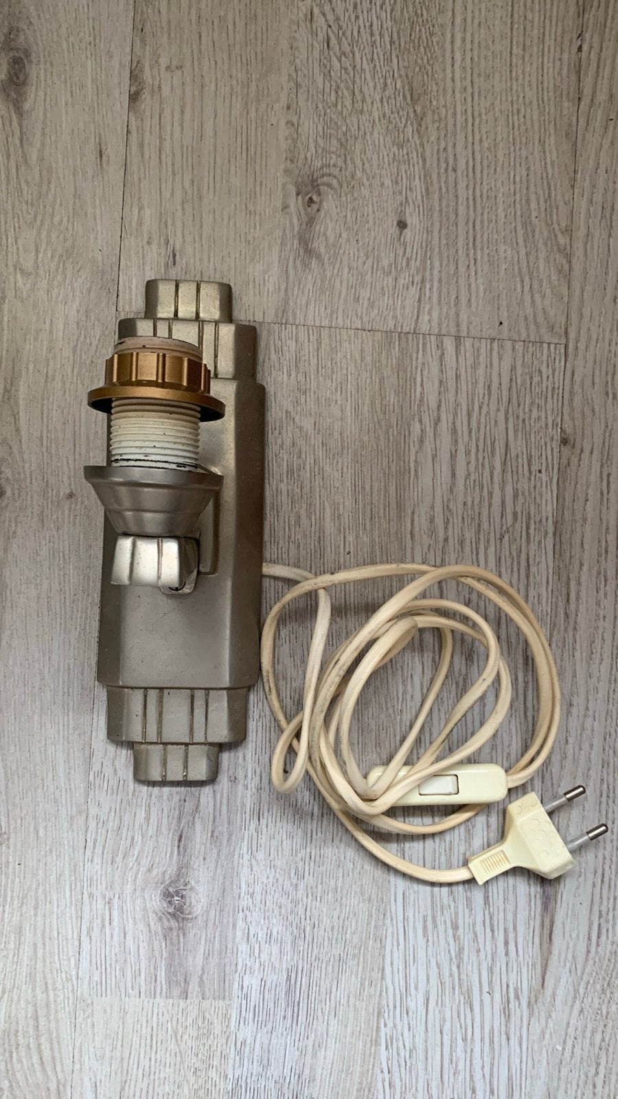 Originele Art Deco wandlamp/zwaar authentiek bakeliet, Ophalen