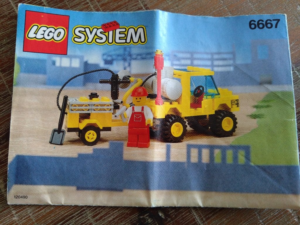 lego 6667 road repair car, Gebruikt, Overige thema's, Lego, Ophalen of Verzenden
