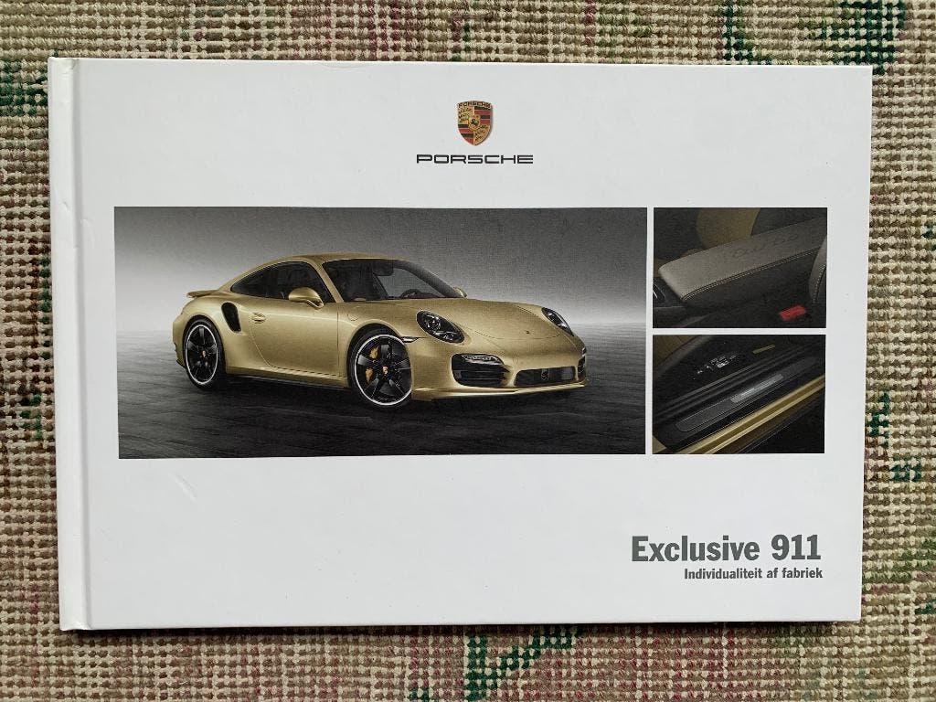 Brochure Porsche 911 991 Exclusive 2013 Nederlands Nieuw!, Porsche, Nieuw, Ophalen of Verzenden, Porsche