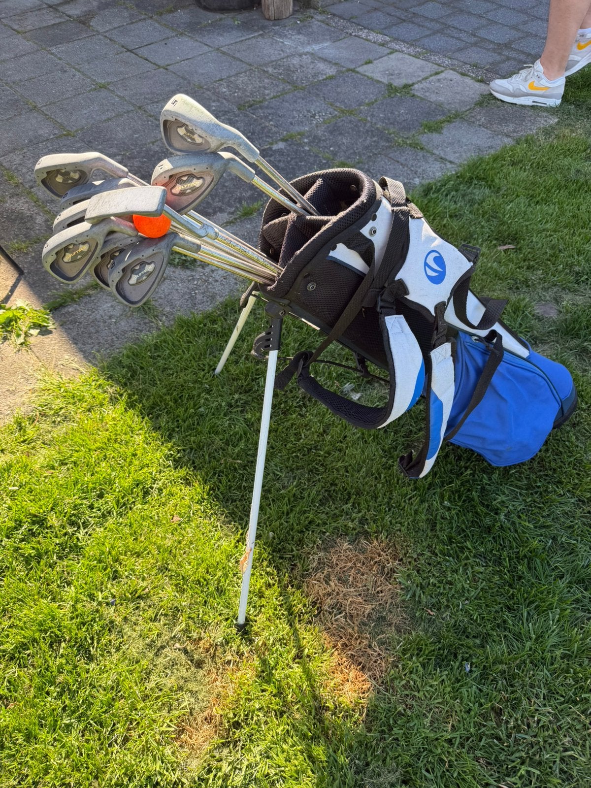 Inesis tas junior set, Sport en Fitness, Golf, Ophalen of Verzenden, Zo goed als nieuw, Set