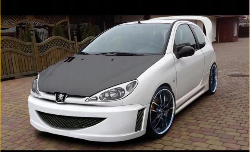 Peugeot 206 WRC Bodykit, Ophalen, Voor, Nieuw, Bumper