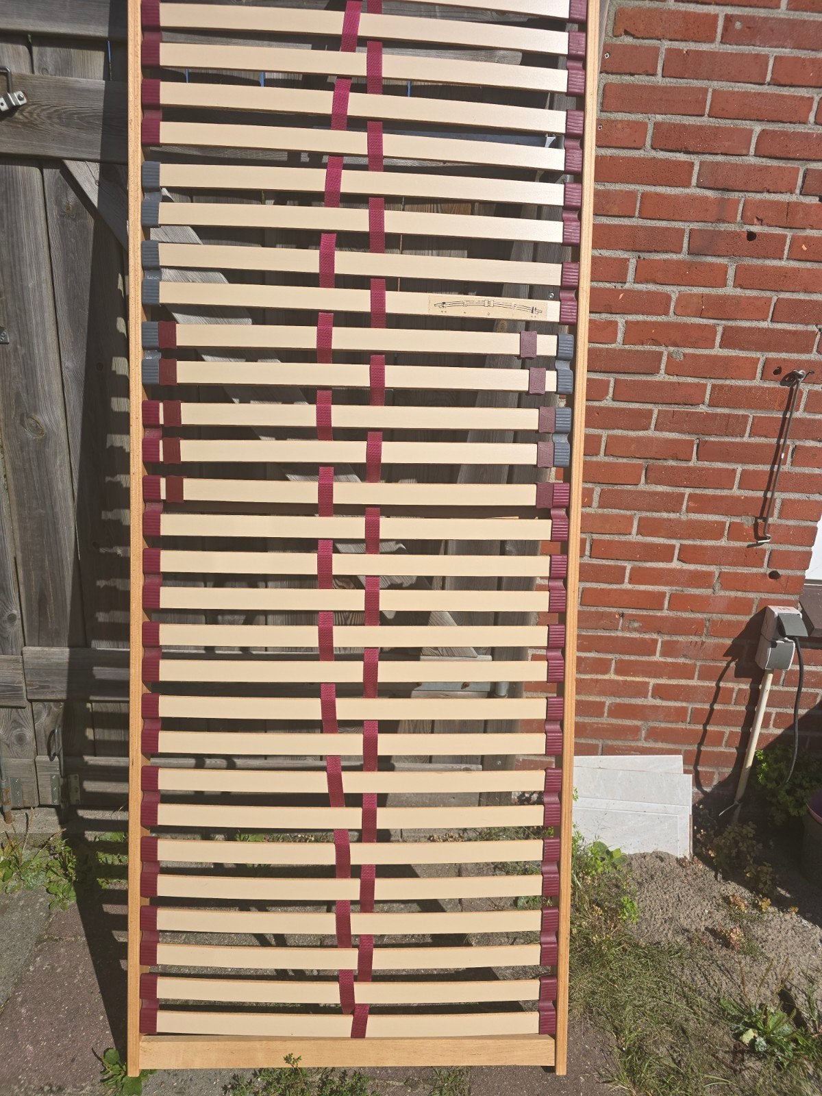 Lattenbodem 0.80 x 2.05, Huis en Inrichting, Slaapkamer | Matrassen en Bedbodems, Ophalen, Eenpersoons, 210 cm, Zo goed als nieuw