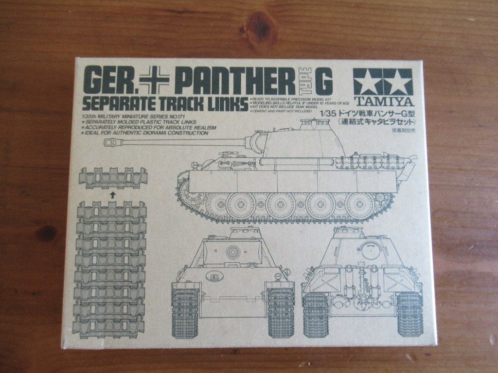 Panther type G - separate track links (Tamiya 1/35), Tank, 1:32 tot 1:50, Ophalen of Verzenden, Zo goed als nieuw