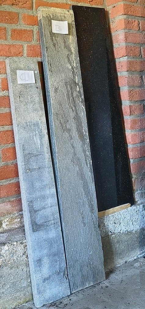 Natuursteen Belgische hardstenen vensterbanken(buiten,binnen, Ophalen, 60 cm of meer, Gebruikt, Hardsteen