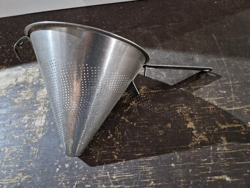 Grote rvs puntzeef 24cm, Overige typen, Ophalen of Verzenden, Zo goed als nieuw, Metaal