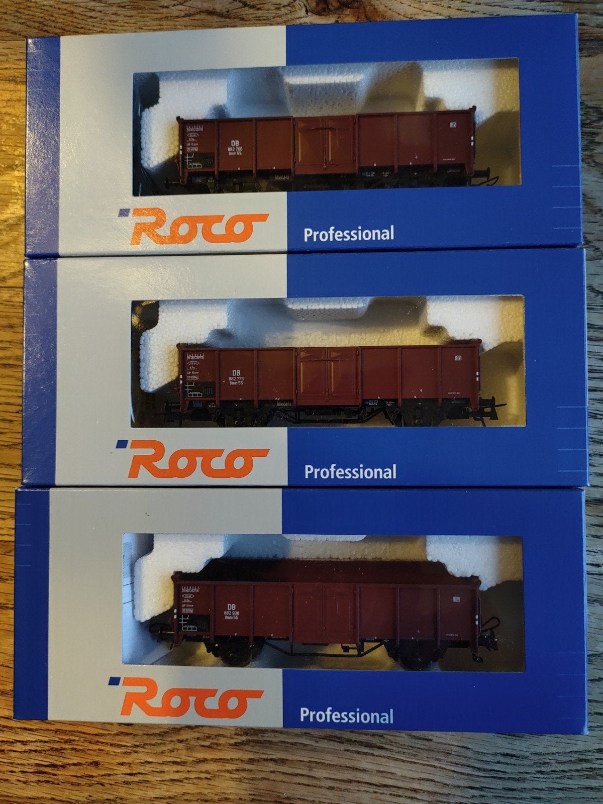Roco Professional DB Goederenwagon (3 stuks), Hobby en Vrije tijd, Overige merken, Gelijkstroom of Wisselstroom, Ophalen of Verzenden