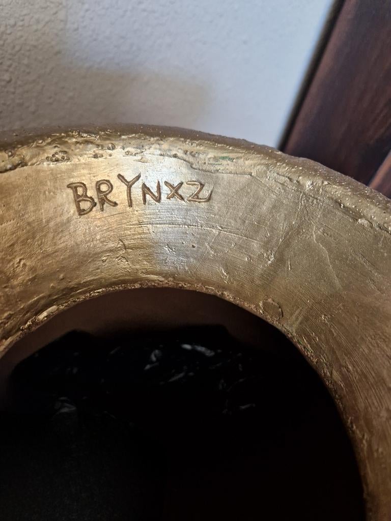 Decoratieve gouden vaas/pot - BRYNXZ, Ophalen