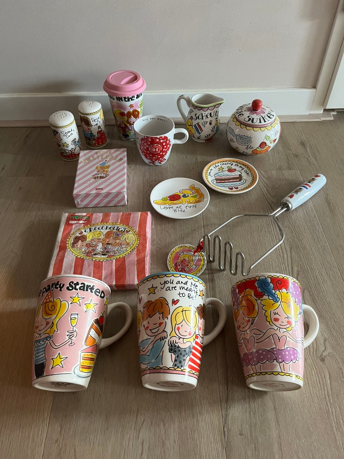 Blond Amsterdam servies, Ophalen, Zo goed als nieuw, Aardewerk, Bord(en)
