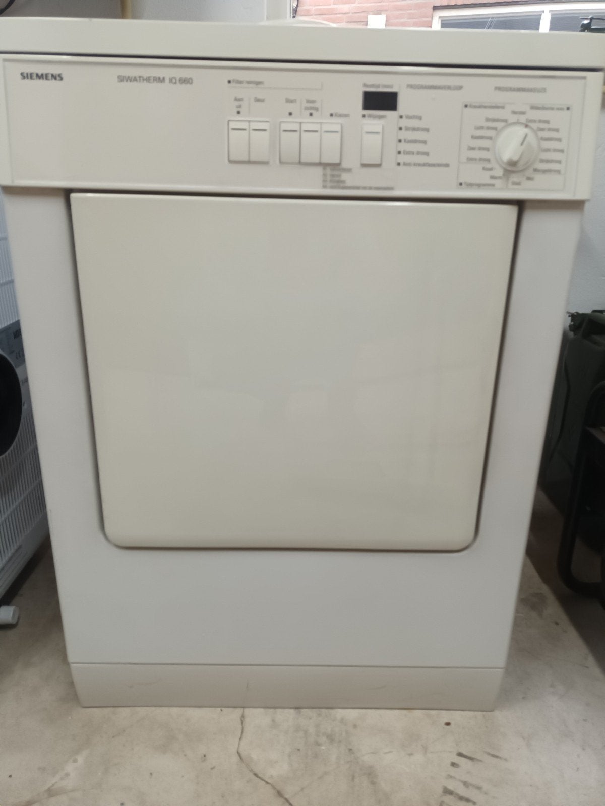 Siemens Siwatherm IQ 660 luchtdroger, Witgoed en Apparatuur, Wasdrogers, Ophalen, 6 tot 8 kg, Gebruikt, Voorlader