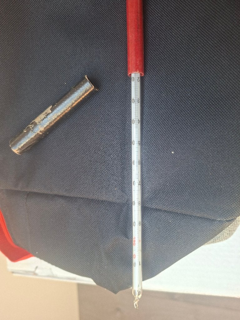 THERMOMETER VOOR WECKKETEL  NOG IN HOESJE, Overige typen, Ophalen of Verzenden, Zo goed als nieuw, Glas