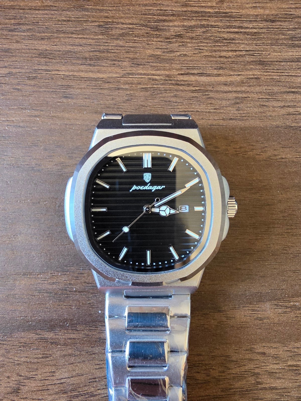 Herenhorloge - Nieuw in verpakking, Sieraden, Tassen en Uiterlijk, Horloges | Antiek, Ophalen of Verzenden, Staal, Polshorloge