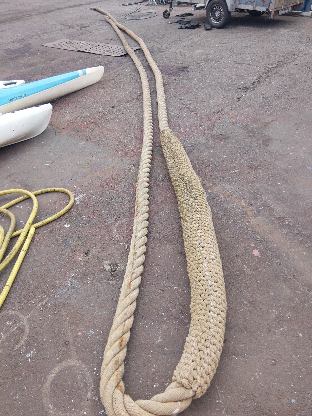 Kabelaring voor motorboot 10.5m, Ophalen, Gebruikt, Zeilboot of Motorboot