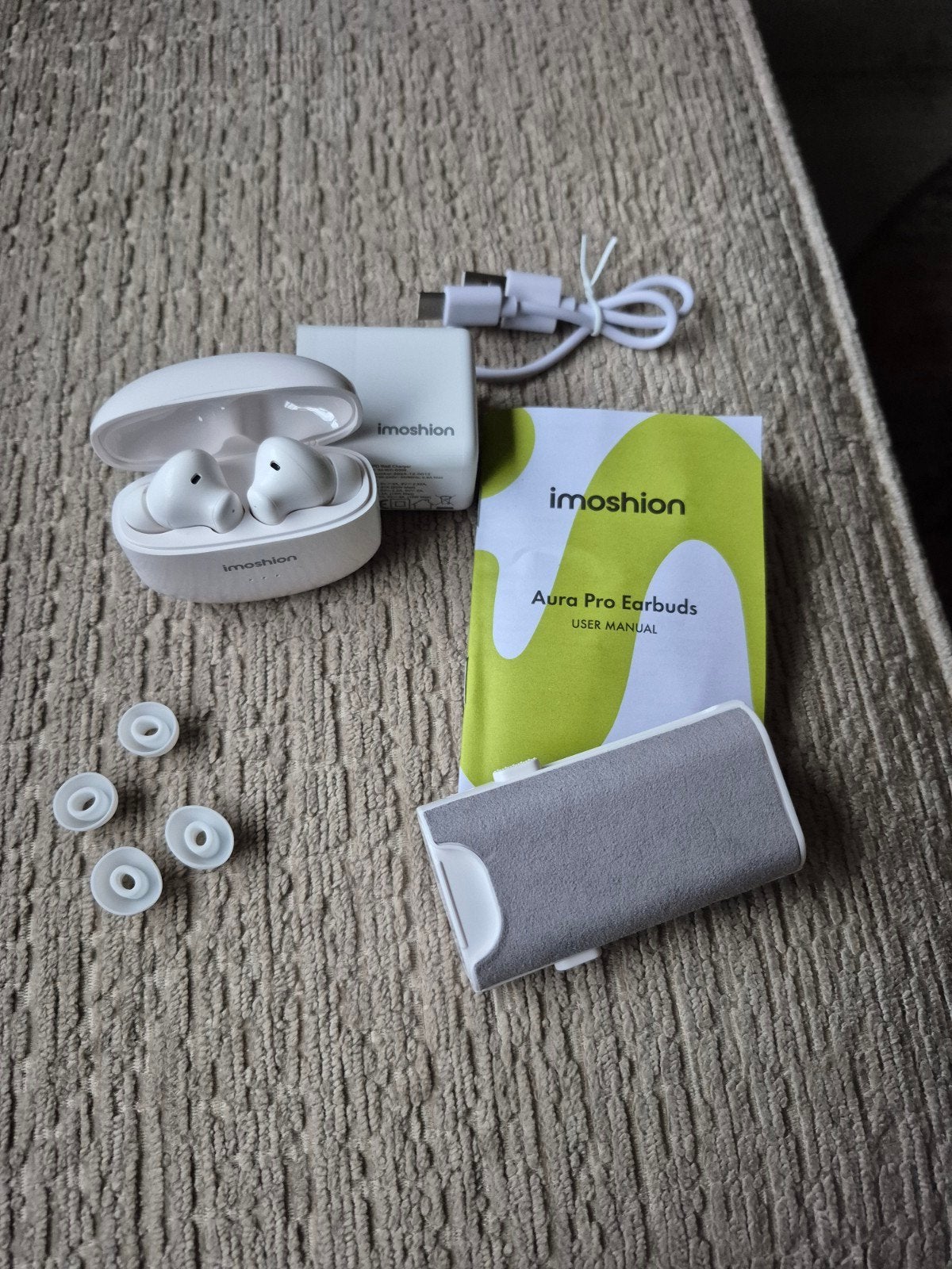 imoshion aura pro earbuds, Ophalen