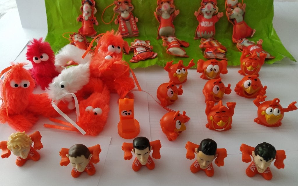 Oranje verzameling hamsters, wuppies etc., Verzenden, Zo goed als nieuw