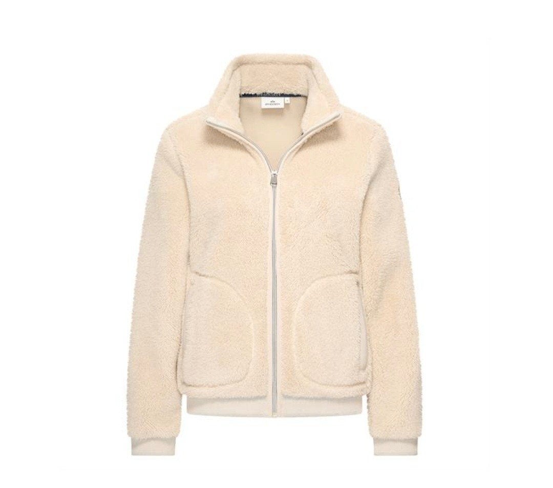 luxe HV society teddy bont vest jas zand kleur zacht fluffy, Maat 38/40 (M), Hv society, Beige, Nieuw