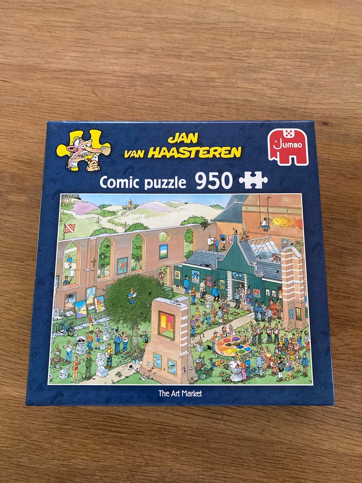 Jan van Haasteren Comic Puzzel - The Art Market 950 stukjes, Kinderen en Baby's, Speelgoed | Kinderpuzzels, Ophalen, Meer dan 50 stukjes