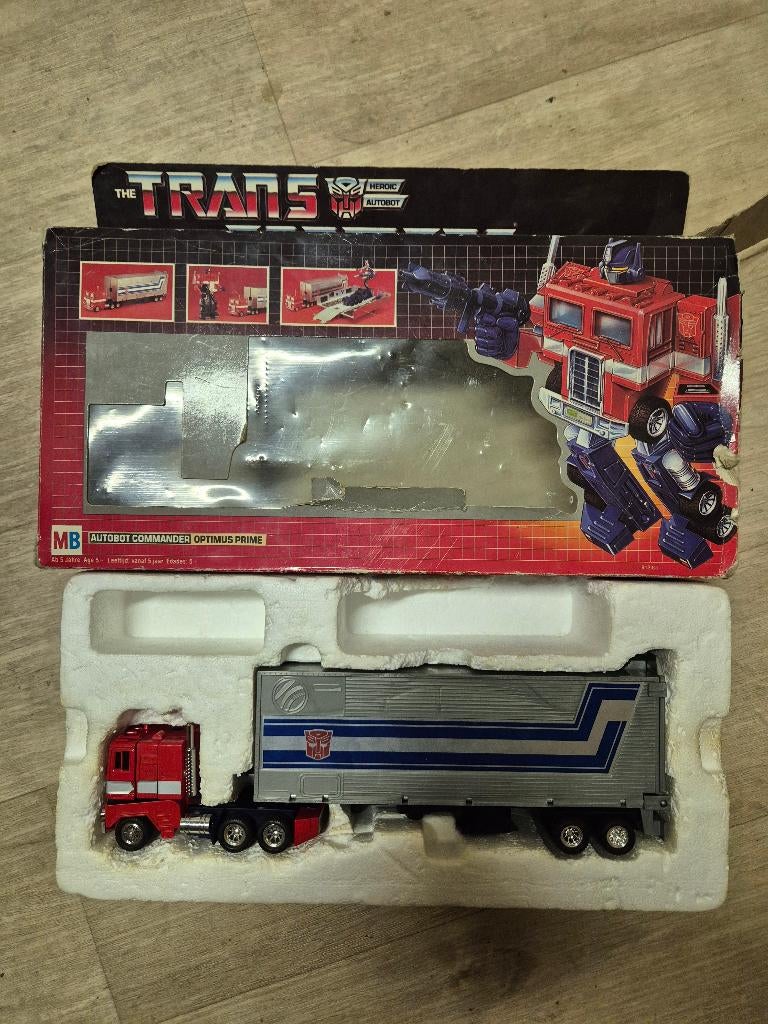 TRANSFORMER G1 OPTIMUS PRIME red foot, G1, Ophalen of Verzenden, Gebruikt, Autobots