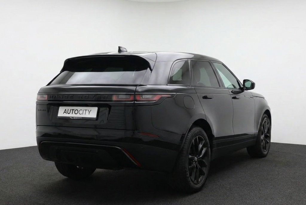Land Rover Range Rover Velar P400e AWD PHEV | Panoramadak l, Auto's, Land Rover, Gebruikt, Zwart, 4 cilinders, Range Rover Velar