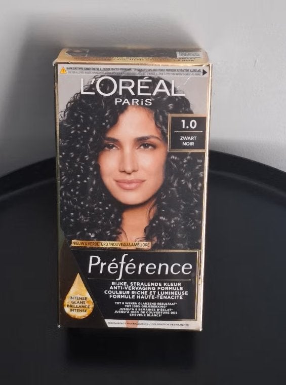 Ongeopend: L'Oréal Préférence Haarverf - 1.0 Zwart, Ophalen, Nieuw, Overige typen