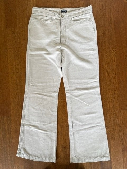 Angels linnen broek maat 38, Maat 38/40 (M), Beige, Ophalen of Verzenden, Zo goed als nieuw