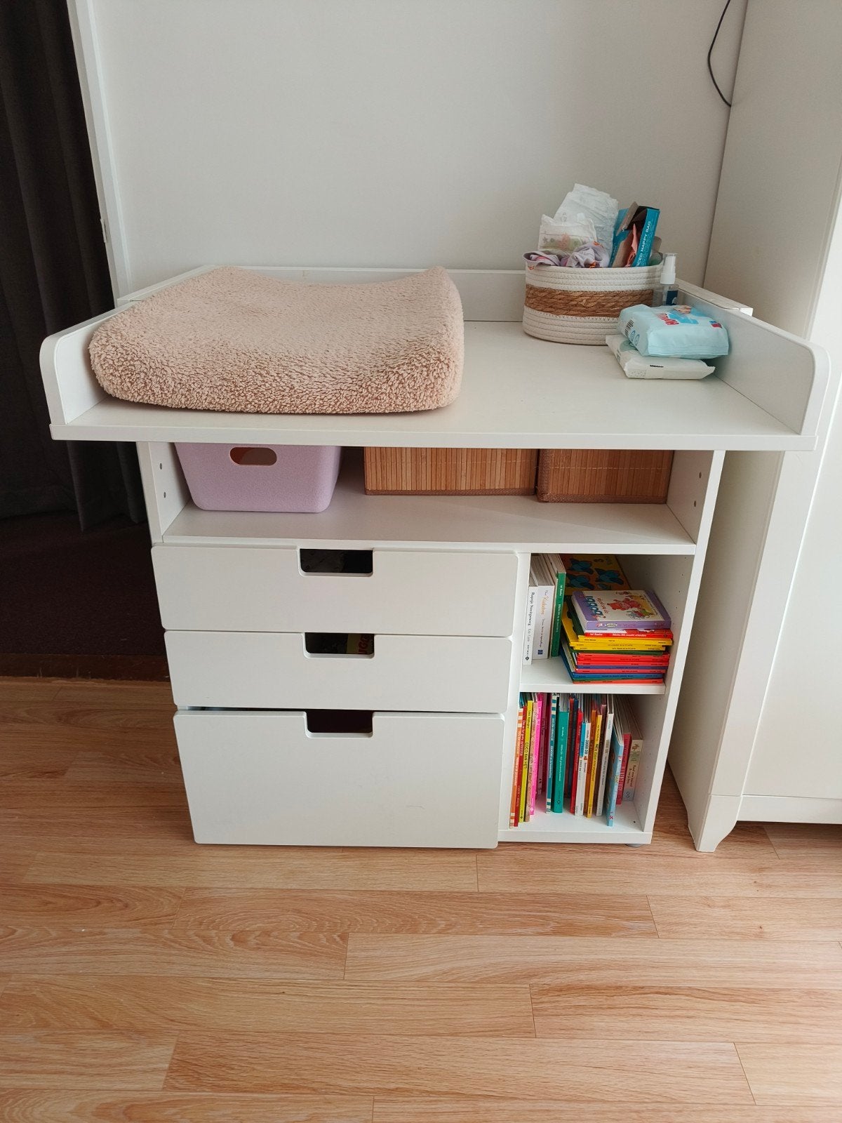 witte commode IKEA, Ophalen, Gebruikt, 50 tot 70 cm, 105 cm of meer