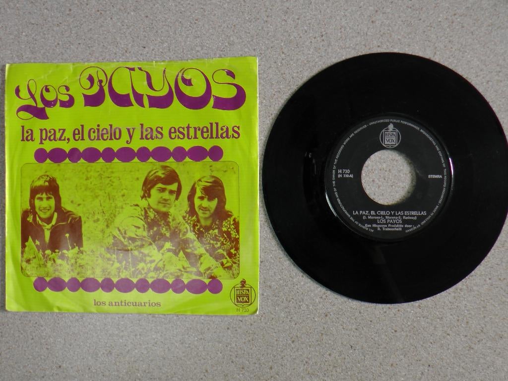 Los Payos - La paz el cielo y las estrellas VINYL SINGLE, Cd's en Dvd's, Vinyl Singles, Gebruikt, 7 inch, Single, 1970 - 1979