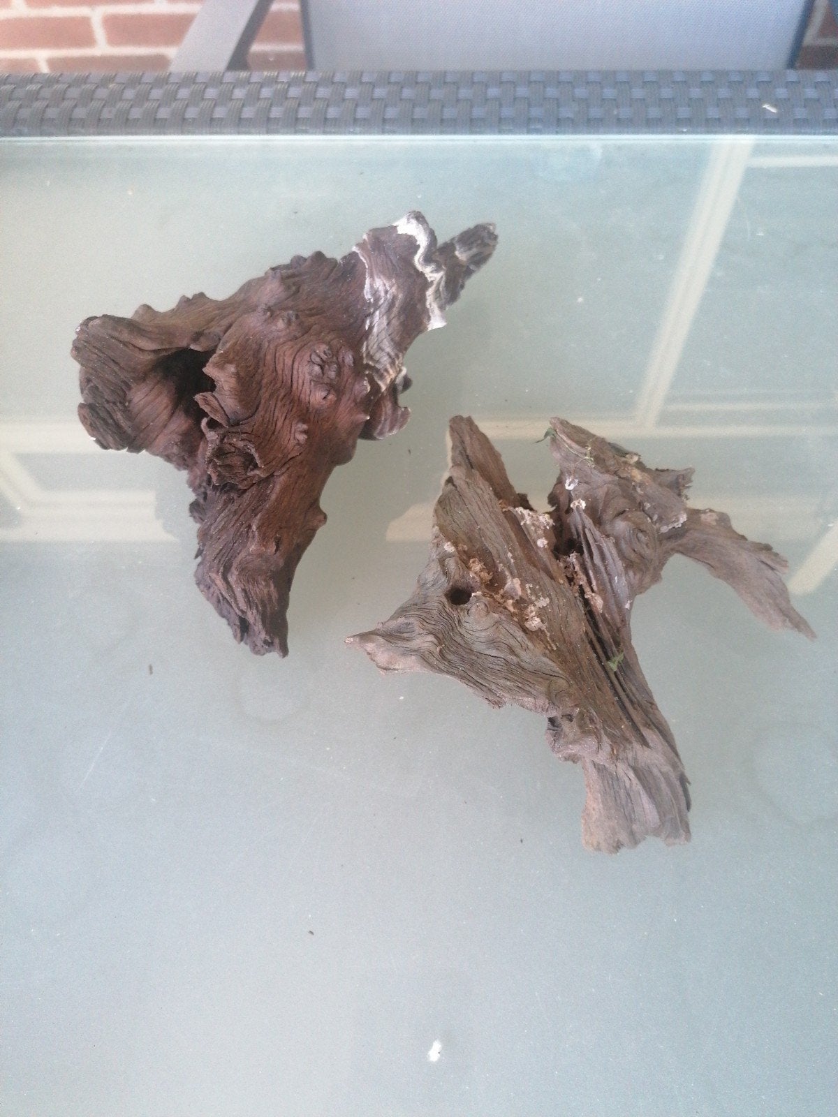 aquarium hout, Ophalen